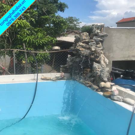 Lọc nước bể bơi gia đình ở Sóc Sơn