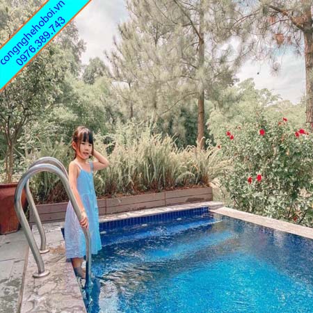 Lọc nước bể bơi gia đình Tuyên Quang