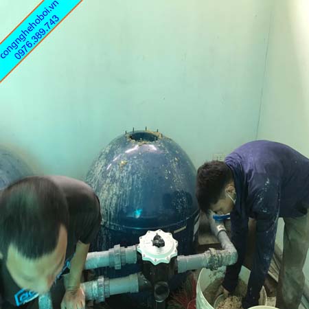 Sửa Bình Lọc Nước Bể Bơi
