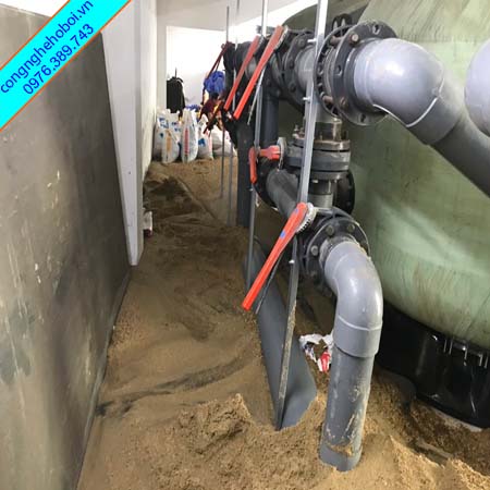 Thay Cáy Lọc Nước Bể Bơi