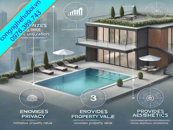 Chi Phí Xây Bể Bơi Trên Sân Thượng