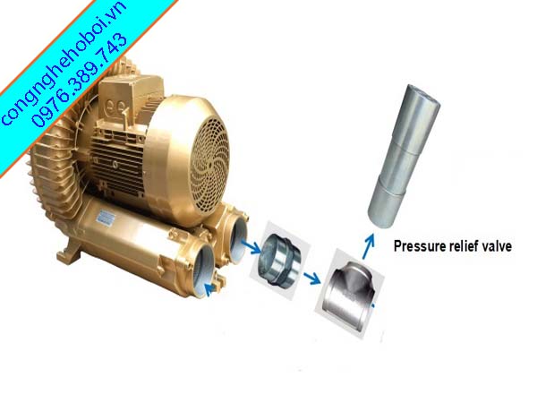 Lắp Van Xả Áp Cho Máy Thổi Khí