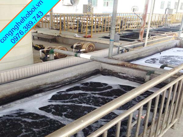 Tính toán công suất máy thổi khí cho bể hiếu khí