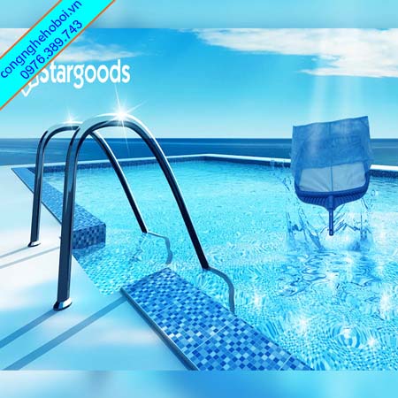 Vợt Rác Bể Bơi