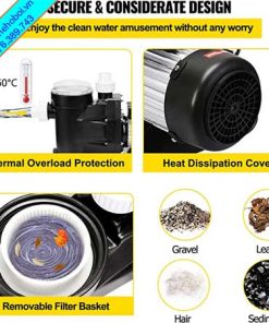 Máy bơm hồ bơi trường học