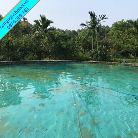 Hút Bẩn Đáy Bể Bơi