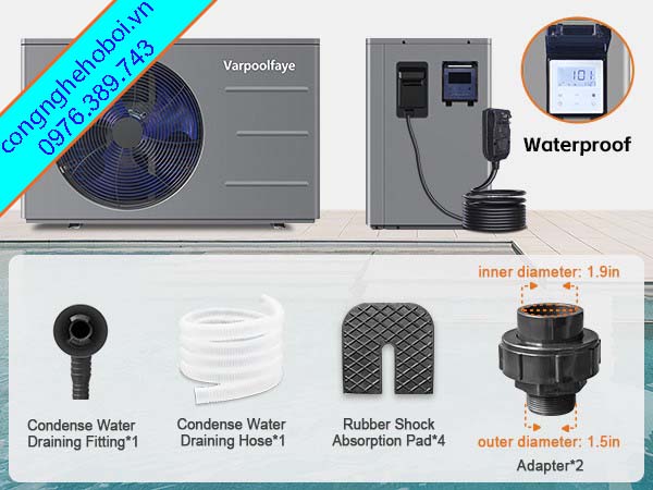 Cài Đặt Máy Bơm Nhiệt Bể Bơi