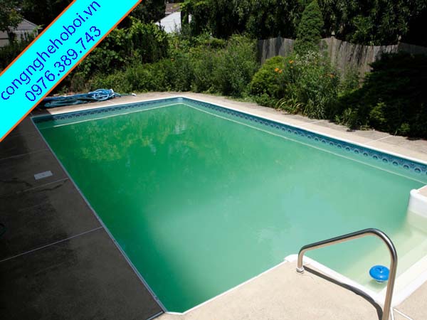 Xử Lý Nước Bể Bơi Bị Xanh